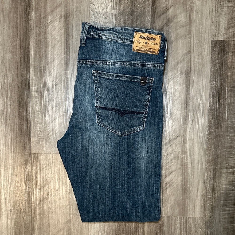 Buffalo David Bitton King-X Slim Stretch Boot Cut Jeans - 38x34